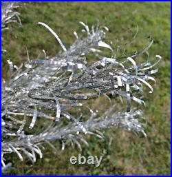 Vintage Aluminum Christmas Tree 6 ft 46 Branches Stainless Aluminum Specialty