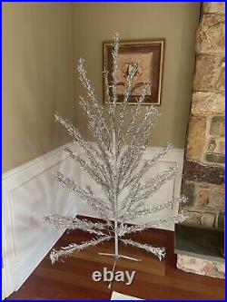 Vintage Aluminum Christmas Tree MCM 6.5 Ft