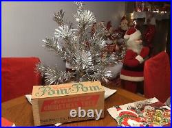 Vintage Aluminum Christmas Tree Pom Pom