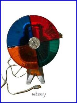 Vintage Aluminum Christmas Tree With Color Wheel