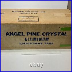 Vintage Aluminum Christmas Tree by Angel Pine Crystal for JC Penny 6 1/2' in Box