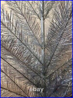 Vintage Aluminum Christmas tree 55 or 140 cm, Retro Shiny Silver Feather tree