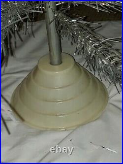 Vintage Aluminum Taper Christmas Tree, 6 1/2 FT, 155 Branches