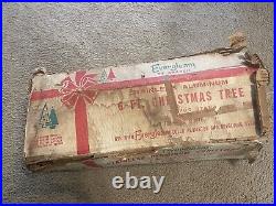 Vintage Evergleam 6 Ft. Tall 94 Branch Aluminum Christmas Tree