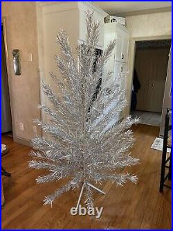 Vintage Evergleam 6 Ft. Tall Deluxe 94 Branch Aluminum Christmas Tree