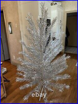 Vintage Evergleam 6 Ft. Tall Deluxe 94 Branch Aluminum Christmas Tree
