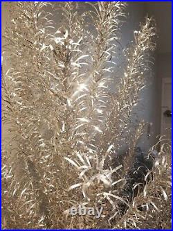 Vintage Evergleam Mid-century Modern 7 Ft Aluminum 100 Branch Christmas Tree