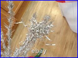Vintage Life-Time 6' Aluminum Christmas Tree Stainless Metal 46 branches