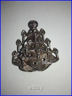 Vintage Lincoln Mint Charmer Series Sterling Silver Christmas Tree Ornament