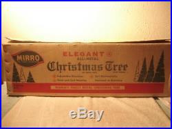 Vintage Mirro Silver Aluminum Christmas Tree 6 Feet Tall Boxed