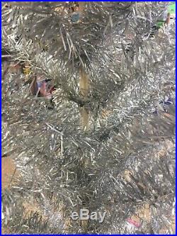Vintage NOMA LITES 4ft. Aluminum Christmas Tree With Box Rare! Silver
