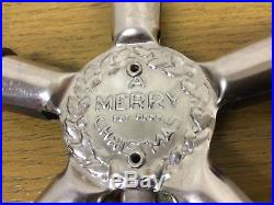 Vintage Noma Star Of Bethlehem Metal Silver Christmas Tree Topper Not Tested