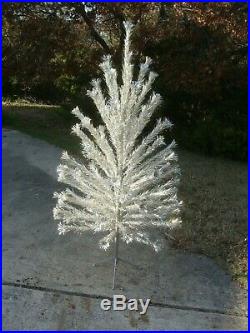 Vintage Peco 6 Silver Stainless Metal Christmas Tree