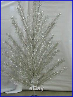 Vintage Regal Silver 6 Ft Aluminum Christmas Tree In Original Box Sapphire