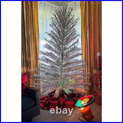 Vintage SAPPHIRE Regal 7ft Aluminum Christmas Tree Model 737 & Color Wheel