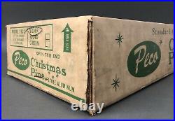 Vintage Sealed Peco Aluminum 1622 Silver Pom Pom Christmas Tree 5 10 RARE NOS