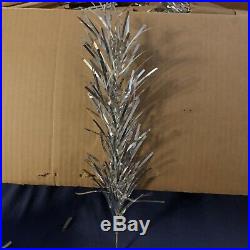 Vintage Silver Aluminum Christmas Tree. 7 Foot. Model 2017. Sapphire Regal