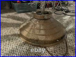 Vintage Silver Forest 6 Ft. Aluminum Christmas Tree with Revolving Handy 69 Stand