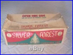 Vintage Silver Forest Lifetime Aluminum Christmas Tree From Arandell Products