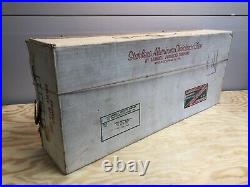 Vintage Silver Glow Aluminum Christmas Tree Box 6' Stand Instruction Retro