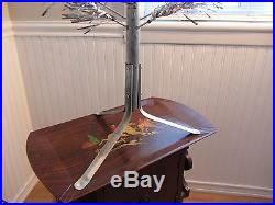 Vintage Silver Stainless Aluminum Christmas Tree 4½' Ft 33 Branches Supreme