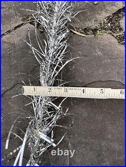 Vintage Stainless ALUMINUM CHRISTMAS TREE 4-1/2 Ft Sparkler-Like Branches in Box