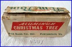 Vintage Star Band Aluminum Pom-Pom Christmas Tree The Sparkler 2FT M-219 withBox