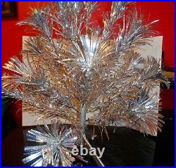 Vintage Star Brand Aluminum Pom Christmas Tree The Sparkler 2ft M 219 1962