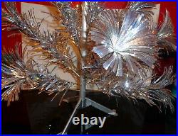 Vintage Star Brand Aluminum Pom Christmas Tree The Sparkler 2ft M 219 1962