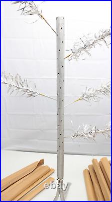 Vintage Star Brand Sparkler 100 Branch 7' Aluminum Christmas Tree withColor Wheel