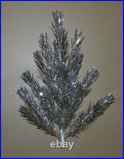 Vintage The Holiday 24 hanging aluminum Christmas tree with box FREE SHIPPING