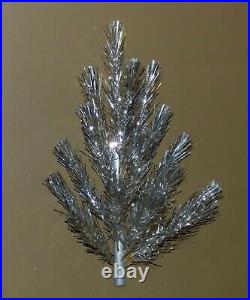 Vintage The Holiday 24 hanging aluminum Christmas tree with box FREE SHIPPING