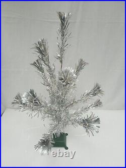 Vintage The Sparkler Pom-Pom Aluminum Christmas Tree, 2 Foot