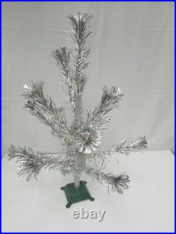 Vintage The Sparkler Pom-Pom Aluminum Christmas Tree, 2 Foot