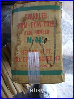 Vintage The Sparkler Pom-Pom Aluminum Christmas Tree Four Feet Tall Star Band Co