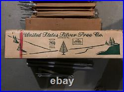 Vintage United States Silver Tree Co. Deluxe 4 1/2' Aluminum Christmas Tree 431