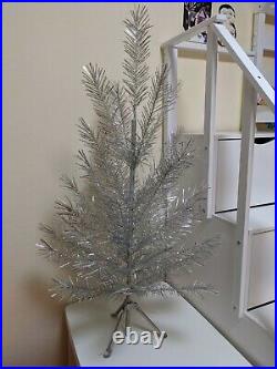 Vintage aluminum 4 ft christmas tree