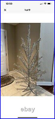 Vintage aluminum christmas tree 6 ft