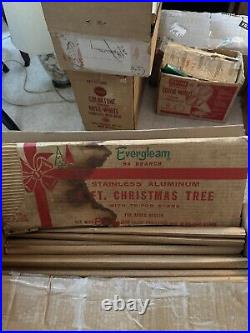 Vintage aluminum christmas tree Evergleam 6ft