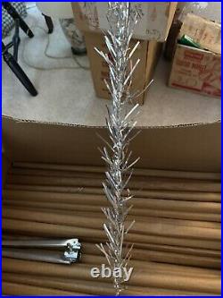 Vintage aluminum christmas tree Evergleam 6ft