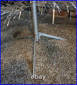 Vtg 6 ft Hybrid The Sparkler Pom Pom And Mirror Elegant Aluminum Christmas Tree