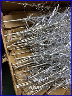 Vtg ALUMINUM SPECIALITY Stainless 6 Ft. Christmas Tree Base & Branches Only